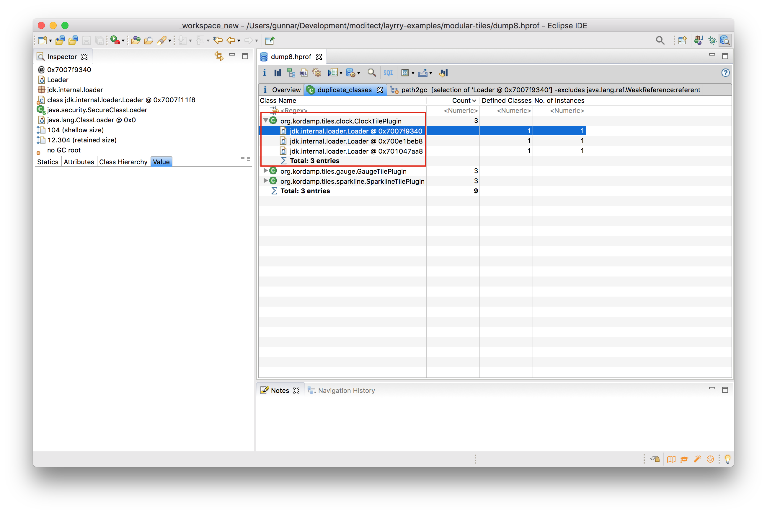 Duplicate classes in Eclipse MAT