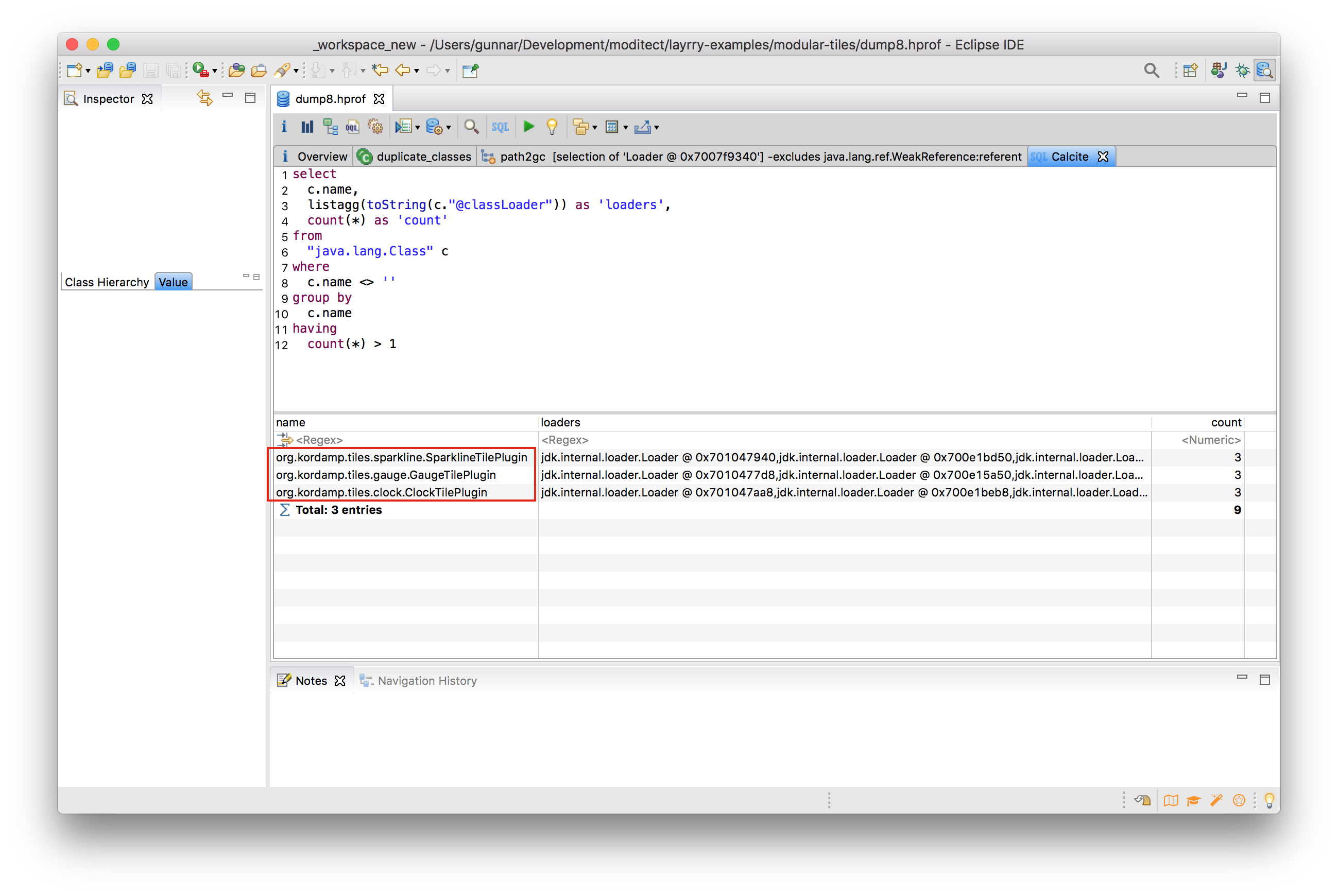 Analyzing heap dumps in Eclipse MAT using SQL